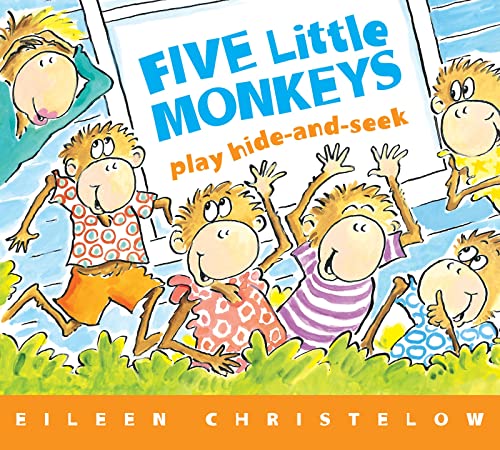 Five Little Monkeys Play Hide and Seek Board Book (A Five Little Monkeys Story)