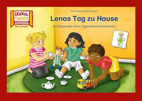 Lenas Tag zu Hause / Kamishibai Bildkarten: Im Krippenalter einen Tagesablauf kennenlernen. 10 Bildkarten für das Erzähltheater von Hase und Igel Verlag