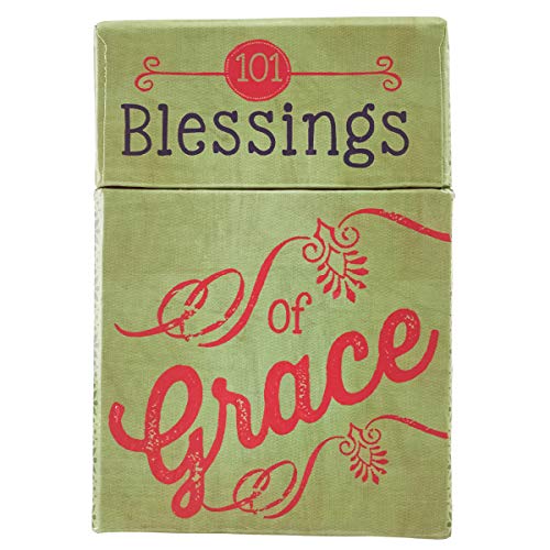 Christian Art Gifts Retro Blessings 101 Blessings of Grace Cards - A Box of Blessings