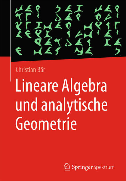 Lineare Algebra und analytische Geometrie von Springer Fachmedien Wiesbaden