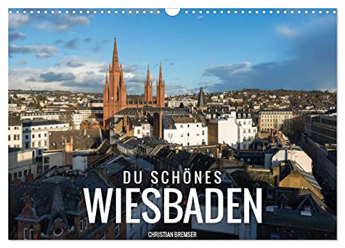 Du schönes Wiesbaden (Wandkalender 2024 DIN A3 quer), CALVENDO Monatskalender