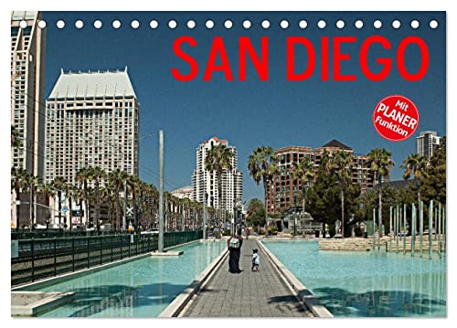 San Diego (Tischkalender 2025 DIN A5 quer), CALVENDO Monatskalender von CALVENDO
