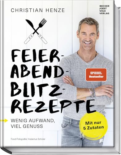 Feierabend-Blitzrezepte. Wenig Aufwand, viel Genuss. Mit nur 5 Zutaten. Schnelle gesunde Rezepte und Abendessen-Ideen. In 10-15 Minuten zubereitet von MDR-Fernsehkoch Christian Henze. Feierabend-Blitzrezepte. Wenig Aufwand, viel Genuss. Mit nur 5 Zutaten. Schnelle gesunde Rezepte und Abendessen-Ideen. In 10-15 Minuten zubereitet von MDR-Fernsehkoch Christian Henze.