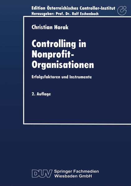 Controlling in Nonprofit-Organisationen von Deutscher Universitätsverlag