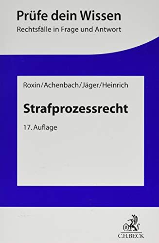 Strafprozessrecht von Beck C. H.