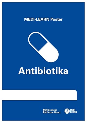 Antibiotika - MEDI-LEARN Poster von Medi-Learn Verlag GbR