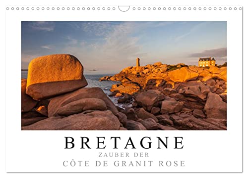 Bretagne - Zauber der Côte de Granit Rose (Wandkalender 2024 DIN A3 quer), CALVENDO Monatskalender
