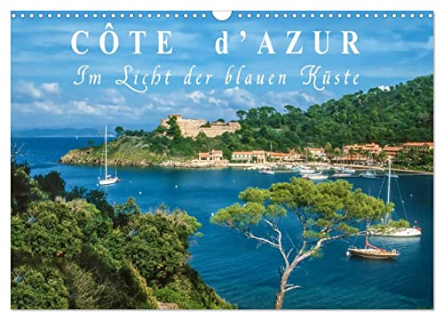 Cote d'Azur - Im Licht der blauen Küste (Wandkalender 2025 DIN A3 quer), CALVENDO Monatskalender von CALVENDO