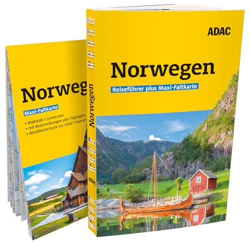 ADAC Reiseführer plus Norwegen: Mit Maxi-Faltkarte und praktischer Spiralbindung