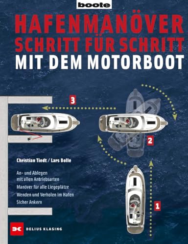 Hafenmanöver Schritt für Schritt - mit dem Motorboot: An- und Ablegen mit allen Antriebsarten. Manöver für alle Liegeplätze. Drehen und Verholen im Hafen. Ankern und Abschleppen. Richtig Schleusen von Delius Klasing Vlg GmbH