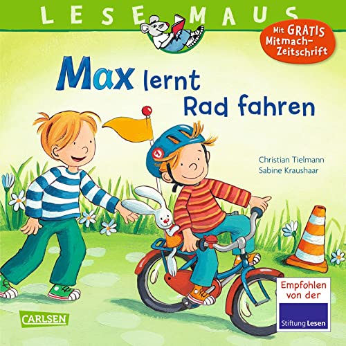 LESEMAUS 20: Max lernt Rad fahren: Bilderbuch ab 3 Jahre | viele Infos und Tipps zum Radfahrenlernen (20)