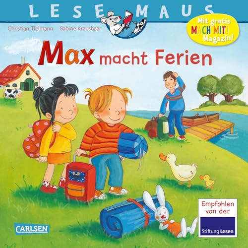LESEMAUS 113: Max macht Ferien: Humorvolles Bilderbuch ab 3 Jahre (113)
