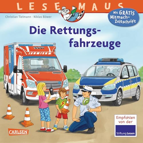 LESEMAUS 158: Die Rettungsfahrzeuge (158): Mit Gratis Mitmach-Zeitschrift