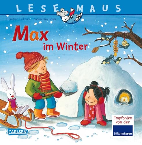 LESEMAUS 63: Max im Winter: Bilderbuch ab 3 Jahre | viele Infos rund um die Jahreszeit Winter (63)