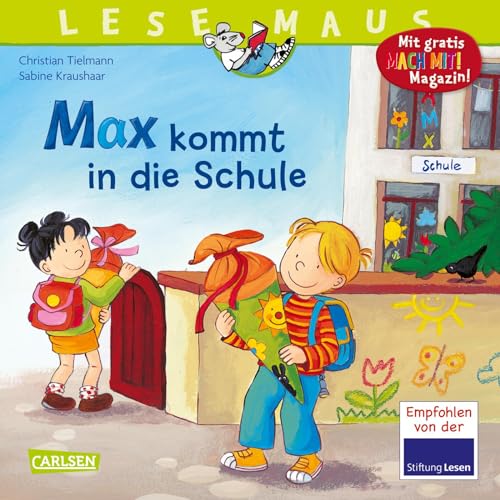 LESEMAUS 70: Max kommt in die Schule: Bilderbuch für Kinder im Vorschulalter | tolle Vorbereitung auf die Einschulung (70) LESEMAUS 70: Max kommt in die Schule: Bilderbuch für Kinder im Vorschulalter | tolle Vorbereitung auf die Einschulung (70)