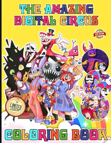 The Coloring Book: Amazing Digital Circus Movie Music Coloring Book With Lots Of 40+ High Quality Images For All Fans And All Ages with All Characters von Independently published