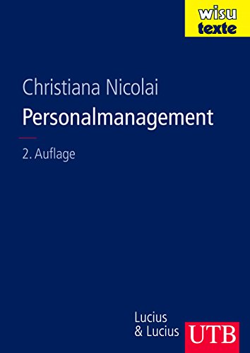 Personalmanagement (wisu-texte, Band 8323) von UTB GmbH