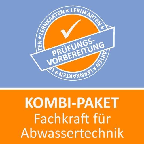 Kombi-Paket Fachkraft für Abwassertechnik Lernkarten