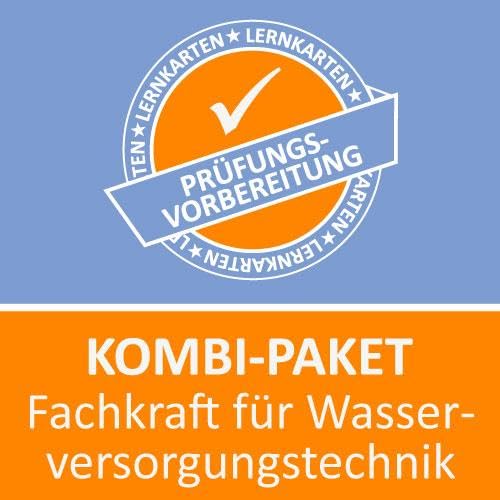 Kombi-Paket Fachkraft für Wasserversorgungstechnik - Lernkarten von Princoso