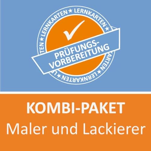 Kombi-Paket Maler und Lackierer FR Gestaltung und Instandhaltung Lernkarten: Erfolgreiche Prüfungsvorbereitung Kombi-Paket Maler und Lackierer FR Gestaltung und Instandhaltung Lernkarten: Erfolgreiche Prüfungsvorbereitung von Princoso GmbH