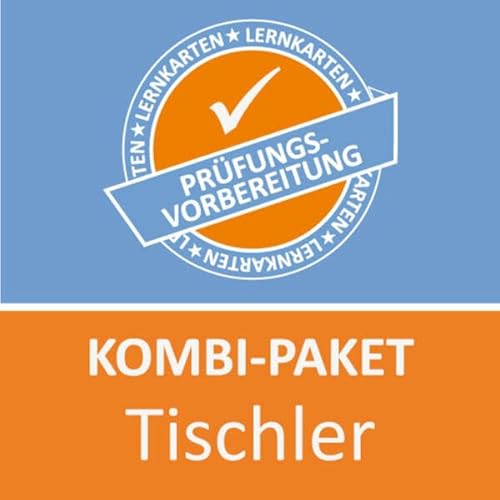 Kombi-Paket Tischler Lernkarten von Princoso GmbH