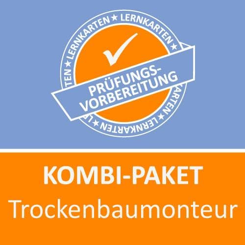Kombi-Paket Trockenbaumonteur Lernkarten von Princoso
