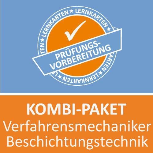 Kombi-Paket Verfahrensmechaniker für Beschichtungstechnik Lernkarten