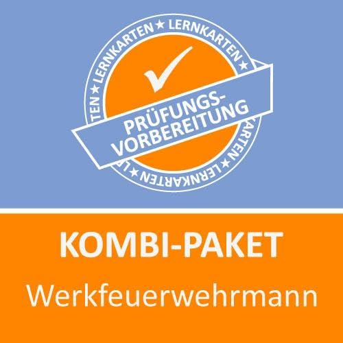 Kombi-Paket Werkfeuerwehrmann Lernkarten von Princoso