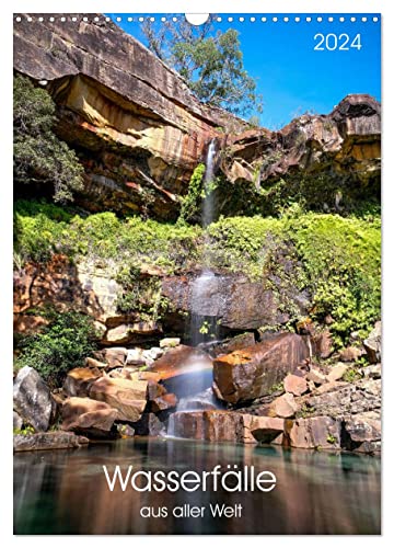 Wasserfälle aus aller Welt (Wandkalender 2024 DIN A3 hoch), CALVENDO Monatskalender von CALVENDO