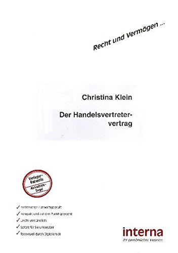 Der Handelsvertretervertrag (Recht und Vermögen) von Verlag Interna GmbH