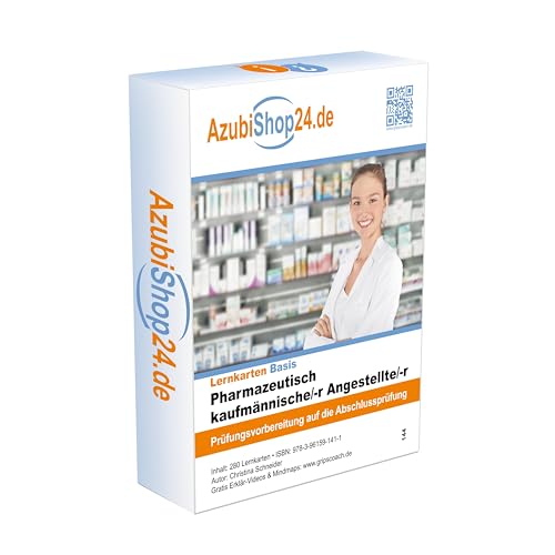 Lernkarten Pharmazeutisch-kaufmännischer Angestellte/r (PKA) Prüfung Prüfungsvorbereitung: Prüfungsvorbereitung Ausbildung von Princoso GmbH