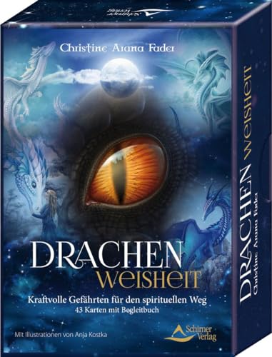 Drachenweisheit: Kraftvolle Gefährten für den spirituellen Weg - Kartenset mit 43 Karten und Begleitbuch von Schirner Verlag