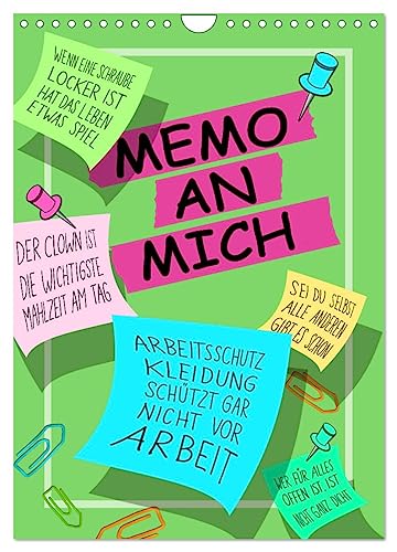 Memo an mich (Wandkalender 2025 DIN A4 hoch), CALVENDO Monatskalender von CALVENDO