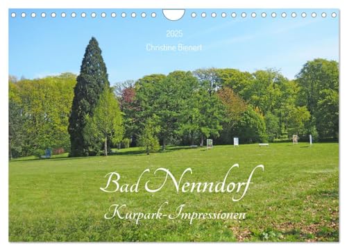 Bad Nenndorf, Kurpark-Impressionen (Wandkalender 2025 DIN A4 quer), CALVENDO Monatskalender