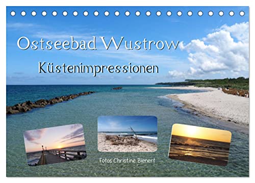 Ostseebad Wustrow Küstenimpressionen (Tischkalender 2024 DIN A5 quer), CALVENDO Monatskalender von CALVENDO