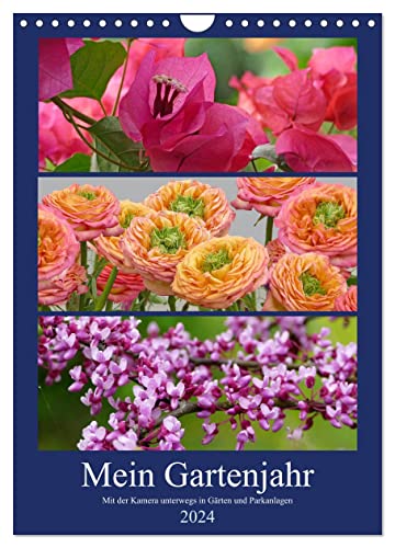 Mein Gartenjahr - Mit der Kamera unterwegs in Gärten und Parkanlagen (Wandkalender 2024 DIN A4 hoch), CALVENDO Monatskalender von CALVENDO