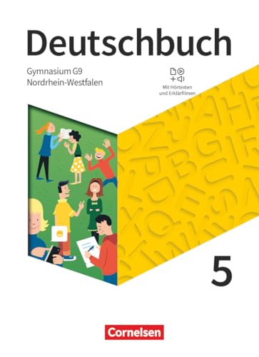 Deutschbuch Gymnasium - Nordrhein-Westfalen - Neue Ausgabe - 5. Schuljahr: Schulbuch - Mit Hörtexten und Erklärfilmen von Cornelsen Verlag GmbH