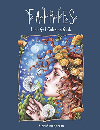 Fairies Line Art Coloring Book von Createspace Independent Publishing Platform