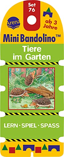 Tiere im Garten: Mini-Bandolino Set 76: Lern - Spiel - Spass