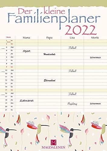 Der kleine Familienplaner 2022 von Magdalenen Verlag