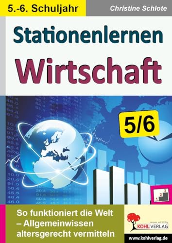 Stationenlernen Wirtschaft / Klasse 5-6: So funktioniert die Welt - Allgemeinwissen altersgerecht vermitteln im 5.-6. Schuljahr von Kohl Verlag Der Verlag Mit Dem Baum