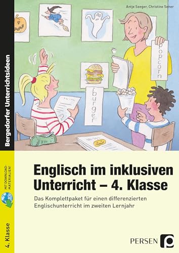 Englisch im inklusiven Unterricht - 4. Klasse: Das Komplettpaket für einen differenzierten Englischunterricht im zweiten Lernjahr von Persen Verlag i.d. AAP