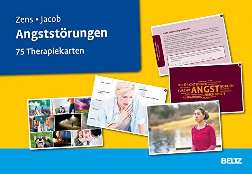 Angststörungen: 75 Therapiekarten. Kartenset mit 75 Karten für die Psychotherapie. Mit 24-seitigem Booklet (Beltz Therapiekarten) von Beltz GmbH, Julius