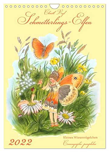 Schmetterlings-Elfen (Wandkalender 2025 DIN A4 hoch), CALVENDO Monatskalender von CALVENDO