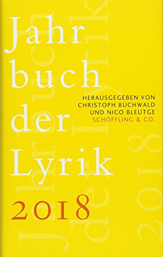 Jahrbuch der Lyrik 2018