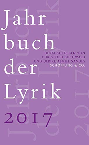 Jahrbuch der Lyrik 2017 von Schöffling