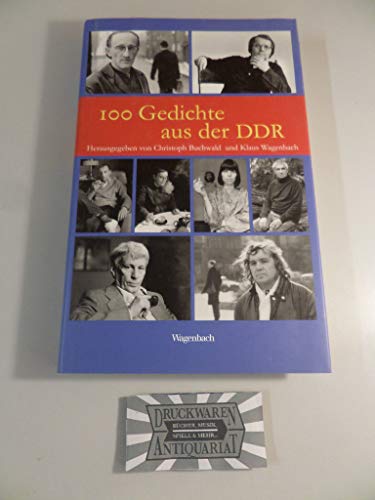 100 Gedichte aus der DDR (Quartbuch) von Wagenbach Klaus GmbH