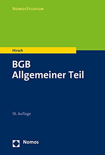 BGB: Allgemeiner Teil (NomosStudium) von Nomos Verlagsges.MBH + Co