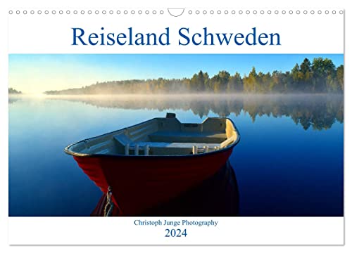Reiseland Schweden (Wandkalender 2024 DIN A3 quer), CALVENDO Monatskalender von CALVENDO