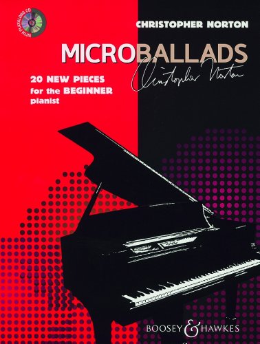 BOOSEY & HAWKES NORTON CHRISTOPHER - MICROBALLADS + CD - PIANO
